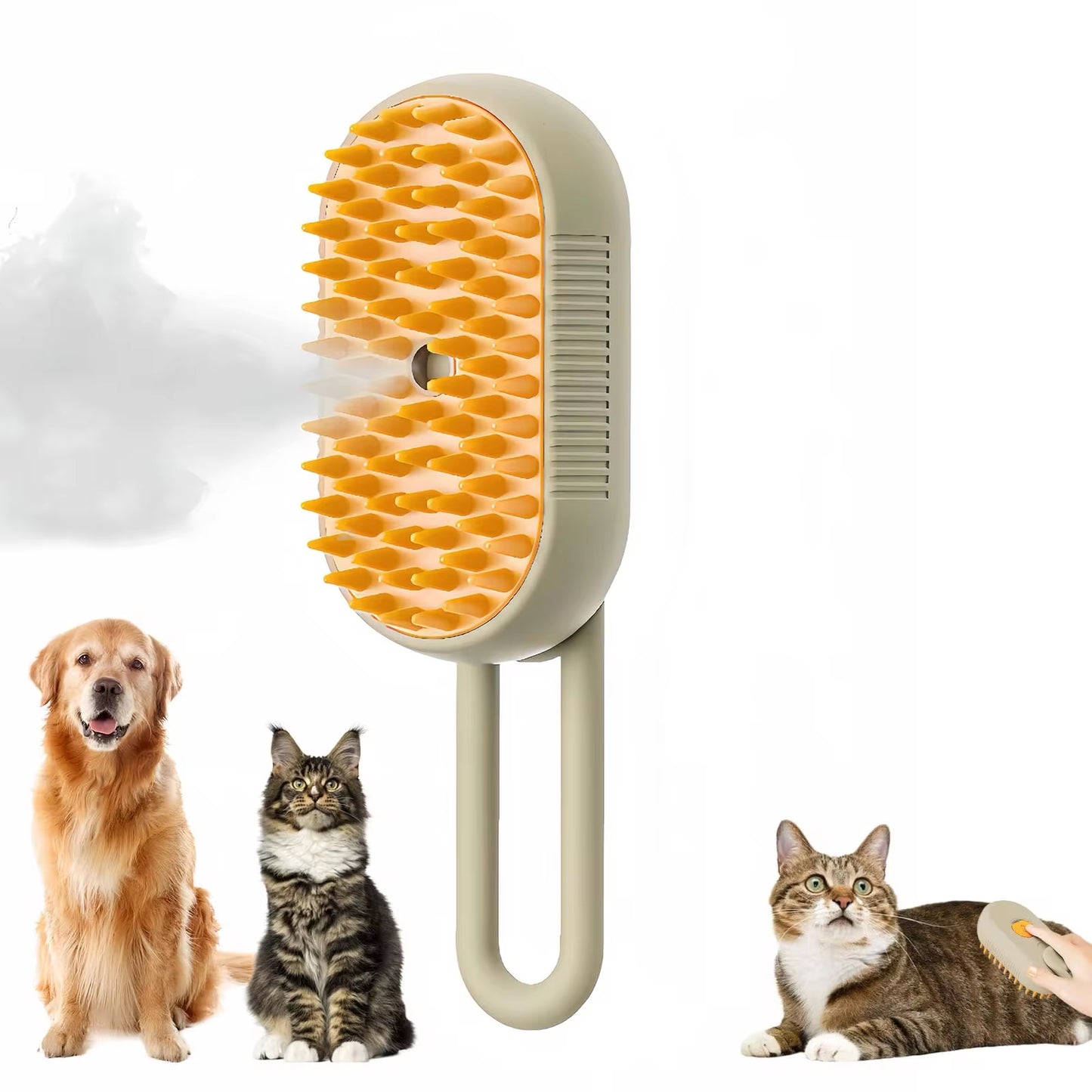 3 in 1 Electric Steam Grooming Brush/Comb