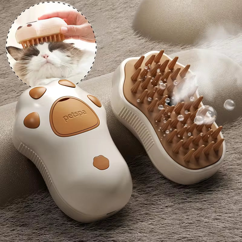 3 in 1 Electric Steam Grooming Brush/Comb