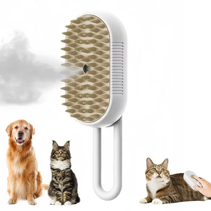 3 in 1 Electric Steam Grooming Brush/Comb